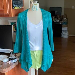 TANJAY Teal Spring/Summer Sweater Size S, NWT